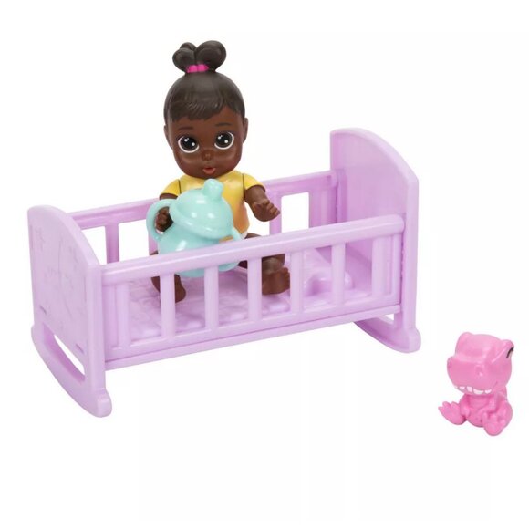 New In Box - 2 Pack - Perfectly Cute My Lil' Surprise 4" Baby Doll with Crib - Picture 8 of 12